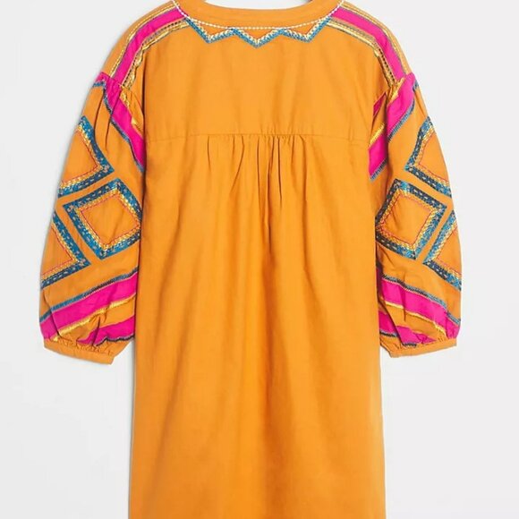 Anthropologie Retro Stasiana Embroidered Tunic Dress - Picture 2 of 16